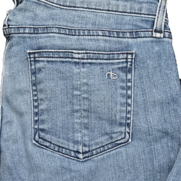 RAG & BONE Light Wash  Skinny Capris 26 - Picture 4 of 6